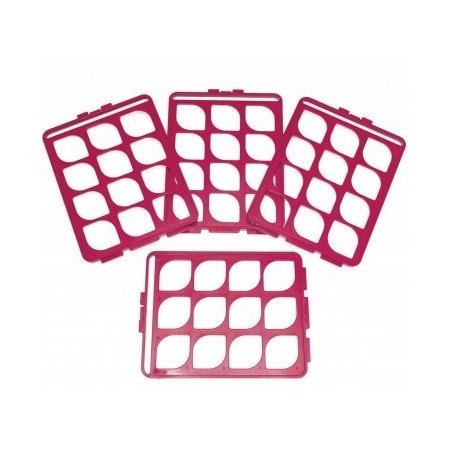 Extra Grids For Switch-Grid Tube Racks, Pink Grid, 4 PK